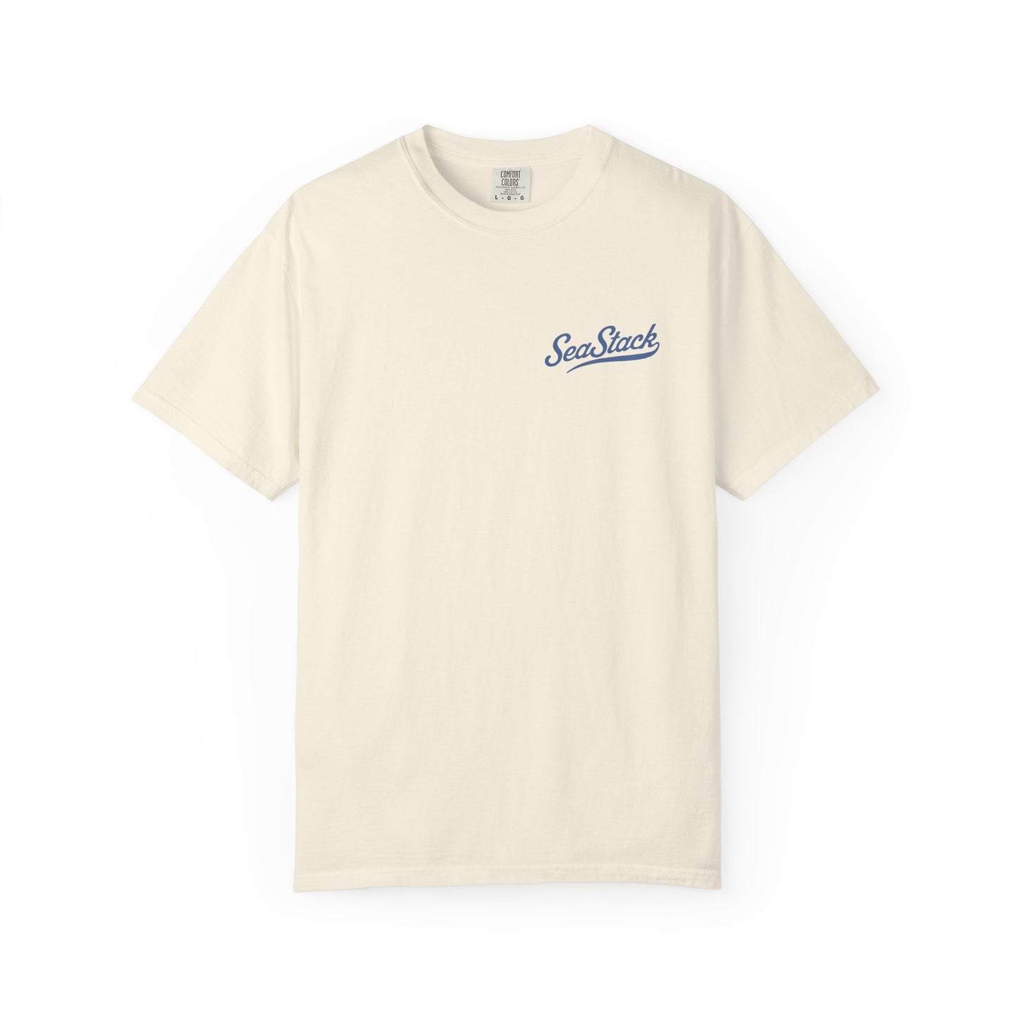 Cascadia PNW Graphic T-Shirt — "Sea Shack" Chest Logo & Vintage Bandana Back Print